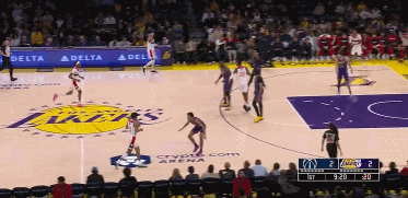 DG视讯官网平台神来之笔！普尔侧翼突破对抗防守 失衡抛投出手打进加罚